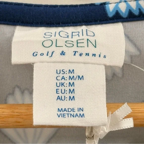 NWT Sigrid Olsen Golf & Tennis Sleeveless PerformanceWear Tank Too Size Medium - Picture 8 of 9